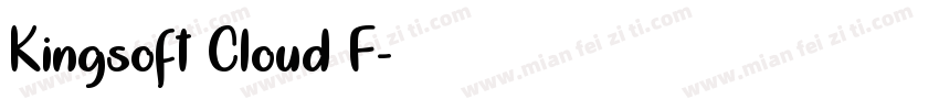 Kingsoft Cloud F字体转换
